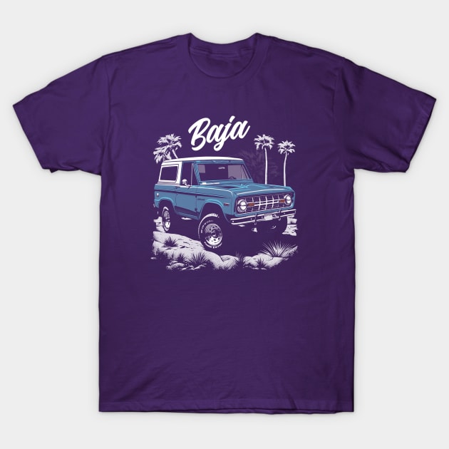 Ford Bronco Vintage Baja T-Shirt by Kid Relic